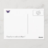 Carte postale Papillon Lady (Dos)