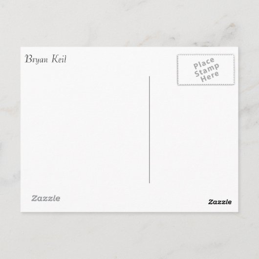 Carte Postale Papillon long tigre (Dos)