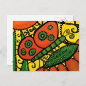 Carte Postale Papillon lunaire (Devant / Derrière)