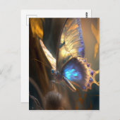 Carte Postale Papillon magique (Devant / Derrière)