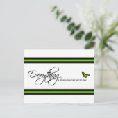 Carte Postale Papillon malachite - Tout fonctionne toujours (Debout devant)