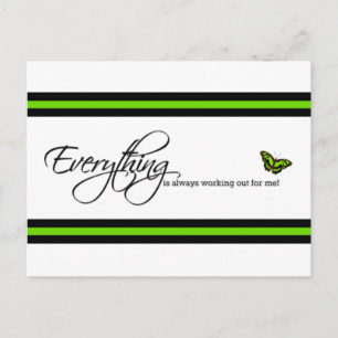 Carte Postale Papillon malachite - Tout fonctionne toujours