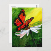 Carte Postale Papillon monarque Majestic (Devant / Derrière)