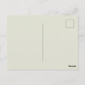 Carte Postale Papillon Moth Nature Collection Dessin (Dos)