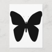 Carte Postale Papillon noir (Devant)