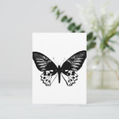 Carte Postale Papillon noir (Debout devant)