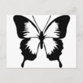 Carte Postale Papillon noir (Devant)