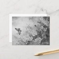 Papillon noir et blanc