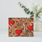 Carte Postale Papillon & Or (Debout devant)