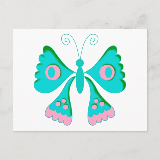 Carte Postale Papillon Papillons  Enfants Trucs (Devant)