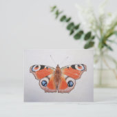 Carte Postale Papillon Peacock 2012 (Debout devant)
