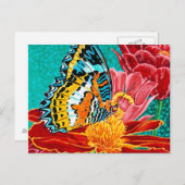 Carte Postale Papillon pointu I (Devant / Derrière)