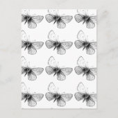 Carte Postale Papillon Pop Art (Devant)