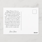 Carte Postale Papillon romantique pour la Saint-Valentin (Dos)