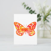Carte Postale Papillon rouge (Debout devant)