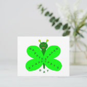 Carte postale papillon Saint Patrick (Debout devant)