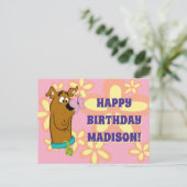 Carte Postale Papillon sur le nez de Scooby-Doo (Debout devant)