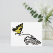 Carte Postale Papillon Swallowtail (Debout devant)