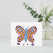 Carte Postale Papillon sympa (Debout devant)