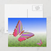 Carte postale papillon unique (Devant / Derrière)
