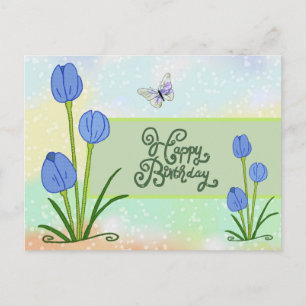 Carte Postale Papillon Vintag