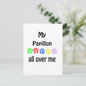 Carte Postale Papillon Walks Design (Debout devant)