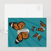 Carte Postale Papillons (Devant / Derrière)