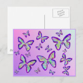 Carte Postale Papillons (Devant / Derrière)