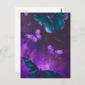 Carte Postale Papillons (Devant / Derrière)