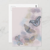 Carte Postale Papillons à encre d'alcool (Devant / Derrière)