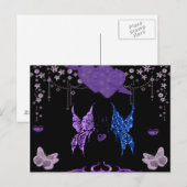 Carte Postale Papillons amoureux (Devant / Derrière)