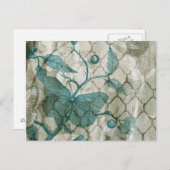 Carte Postale Papillons arabes V (Devant / Derrière)