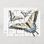 Carte Postale Papillons Artsy (Devant / Derrière)