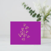 Carte Postale Papillons cardiaques (Debout devant)