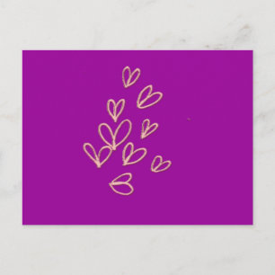 Carte Postale Papillons cardiaques