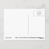 Carte Postale Papillons des îles Galapagos (Dos)