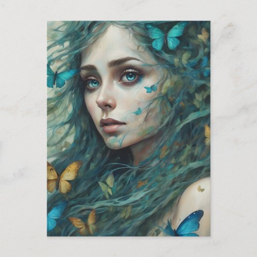 Carte Postale Papillons et blues série 2 (Devant)