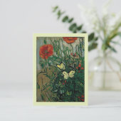 Carte Postale Papillons et papillons (F748) Van Gogh Art (Debout devant)