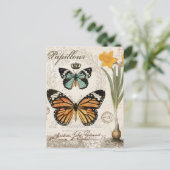 Carte Postale Papillons français vintages (Debout devant)