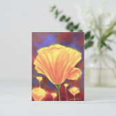 Carte Postale Papillons Jaunes Peinture Art - Multi (Debout devant)