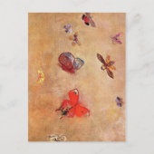 Carte Postale Papillons par Odilon Redon (Devant)