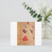 Carte Postale Papillons par Odilon Redon (Debout devant)