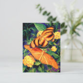 Carte postale Papillons peints (Debout devant)