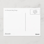 Carte postale Papillons peints (Dos)