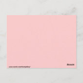 Carte Postale Papillons pourpres (Dos)