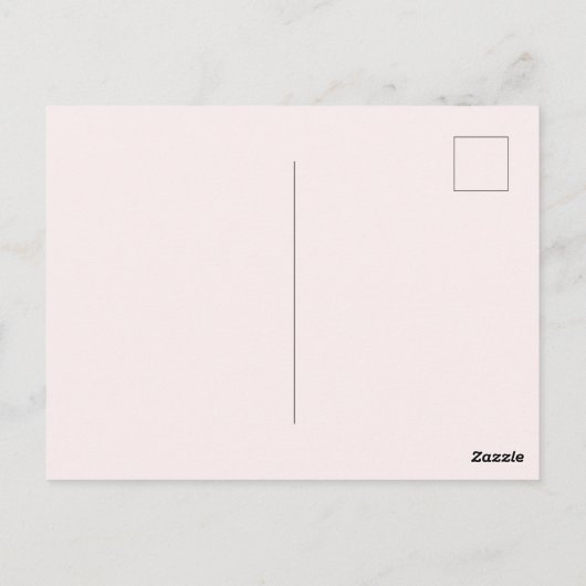 Carte Postale Papillons romantiques rose Sauvez les dattes (Dos)