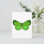 Carte Postale Papillons verts (Debout devant)