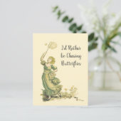 Carte Postale Papillons vintages (Debout devant)