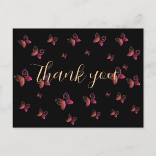 Carte Postale papillons volants nature
