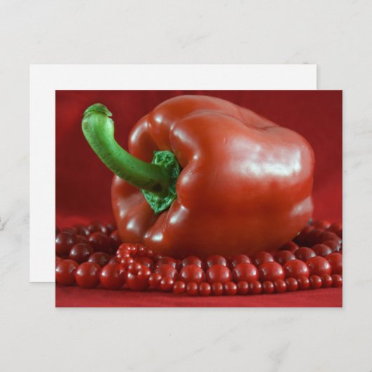 Carte Postale paprika&beads rouges_2 (Devant / Derrière)